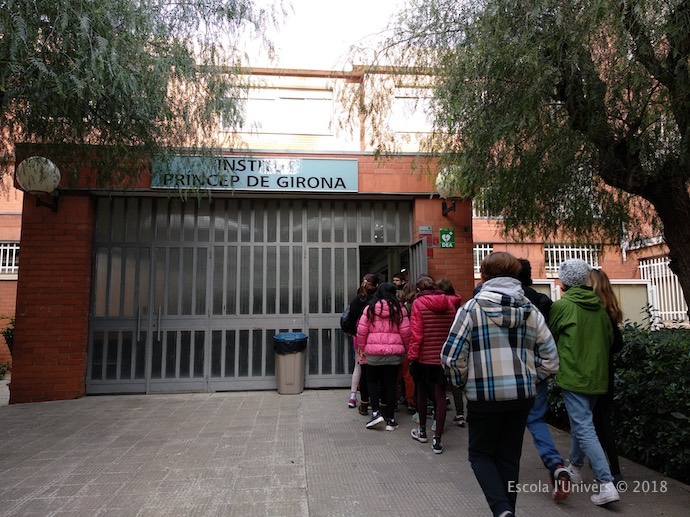 Els nens i nenes de 6è visitem l’Institut Príncep de Girona